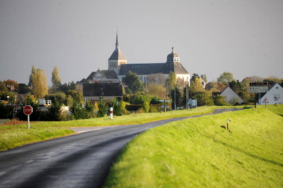 Abbaye de Saint Benoit sur Loire dans le Loiret, Val de Loire